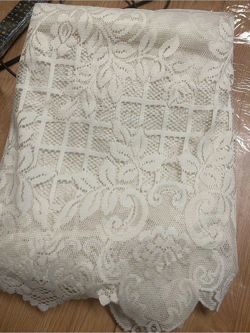 Elegant White Lace Table Runner - Home Accents ,190/63 Inches.